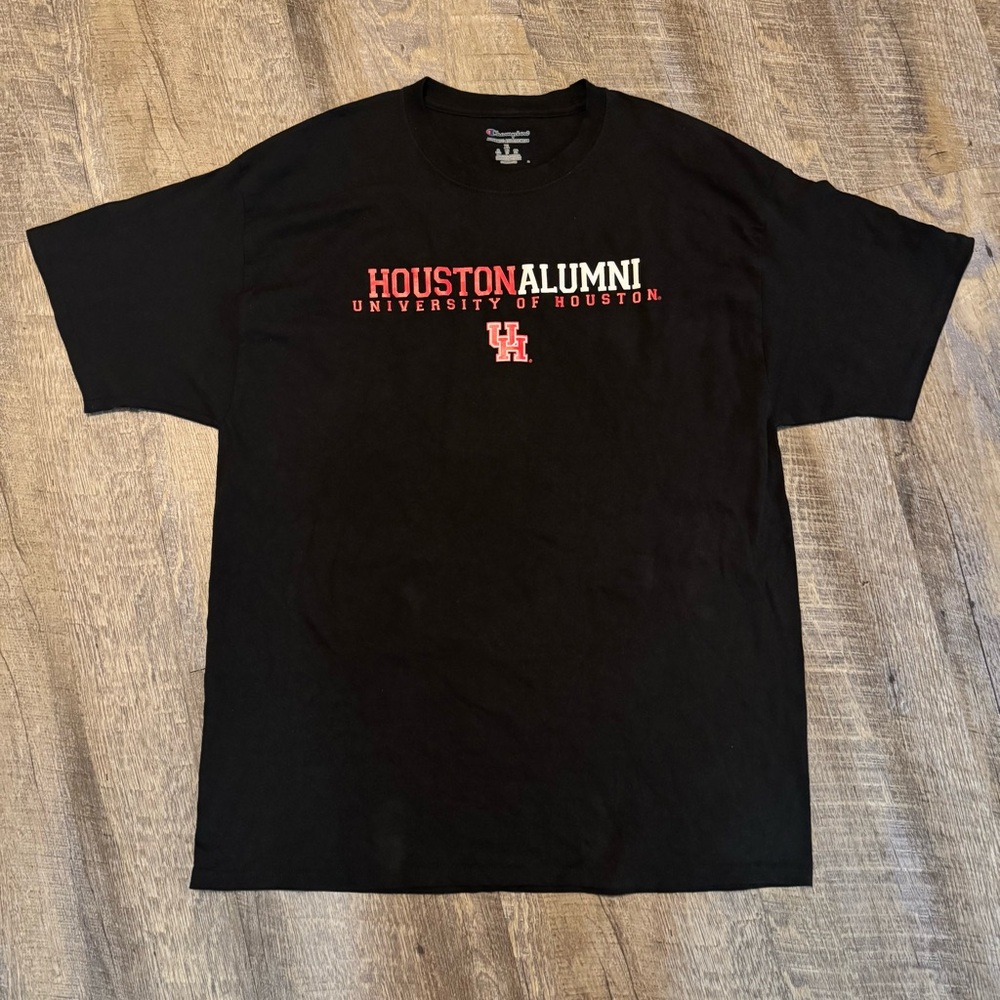 Champion University of Houston Alumni T-Shirt Black Men’s Size XL